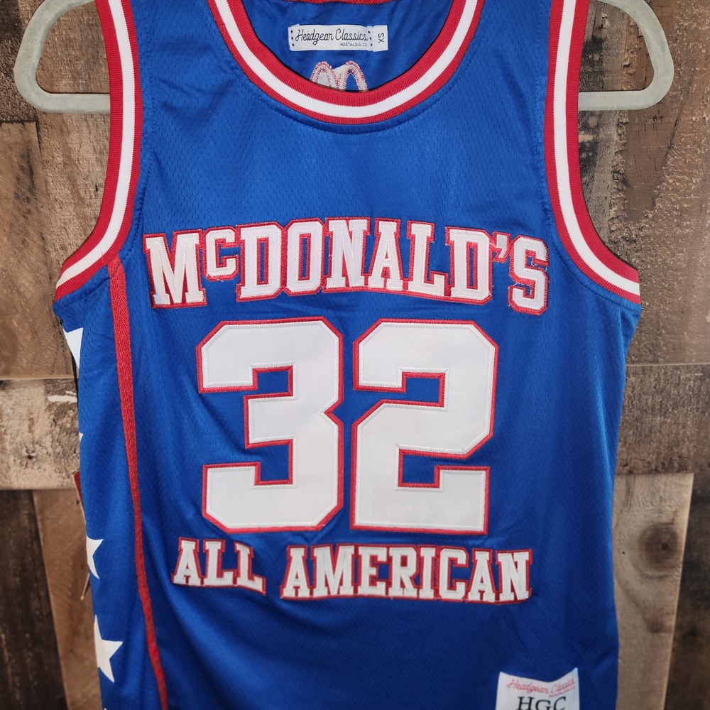 Magic Johnson & McDonald's All American Blue Jersey by HGC